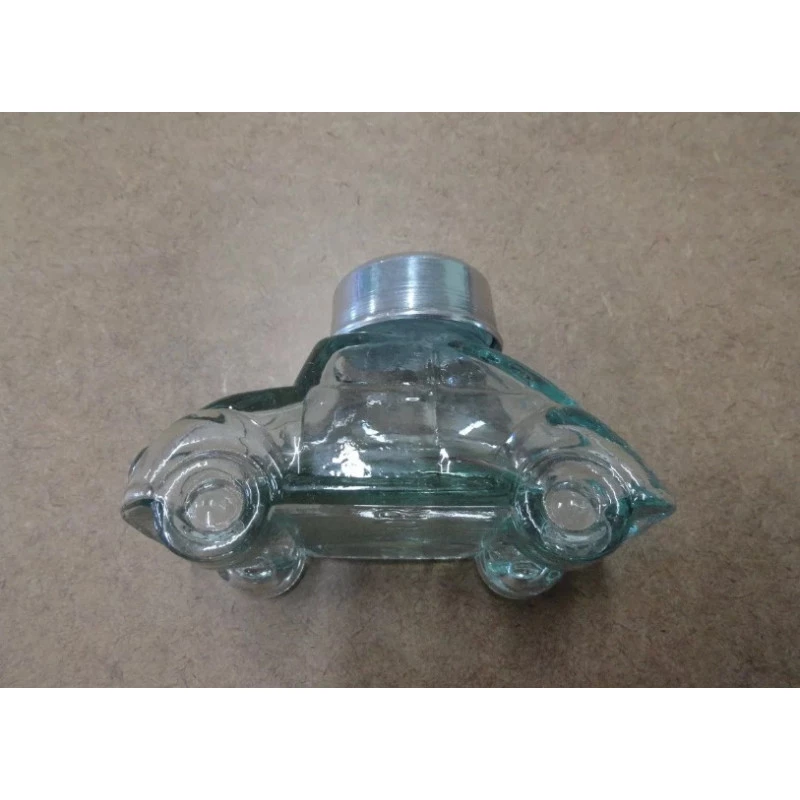 Baleiro De Vidro Fusca Tamanho Mini Novo 10,5 Cm