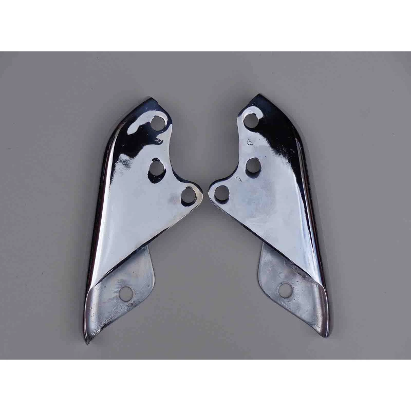 Batente Parachoque Dianteiro Placa Chev Impala Bel Air 1959 Cromado - Par