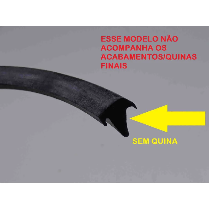 Borracha Inferior Porta Ford Maverick 2 Portas Sem Quina -Par