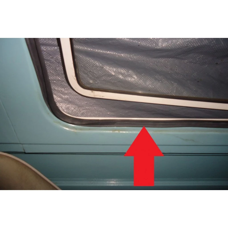 Borracha Janela Móvel Encaixe na Carroceria Kombi Antiga