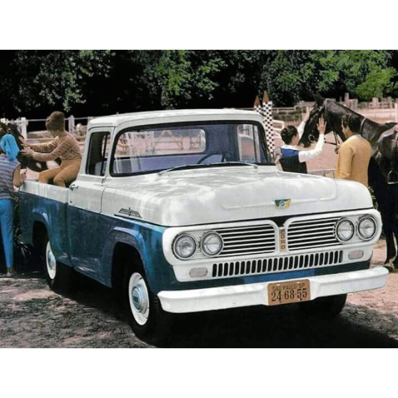 Borracha Quebra Vento + Encosto F-100 F-350 F-600 1962 a 1971 - Jogo