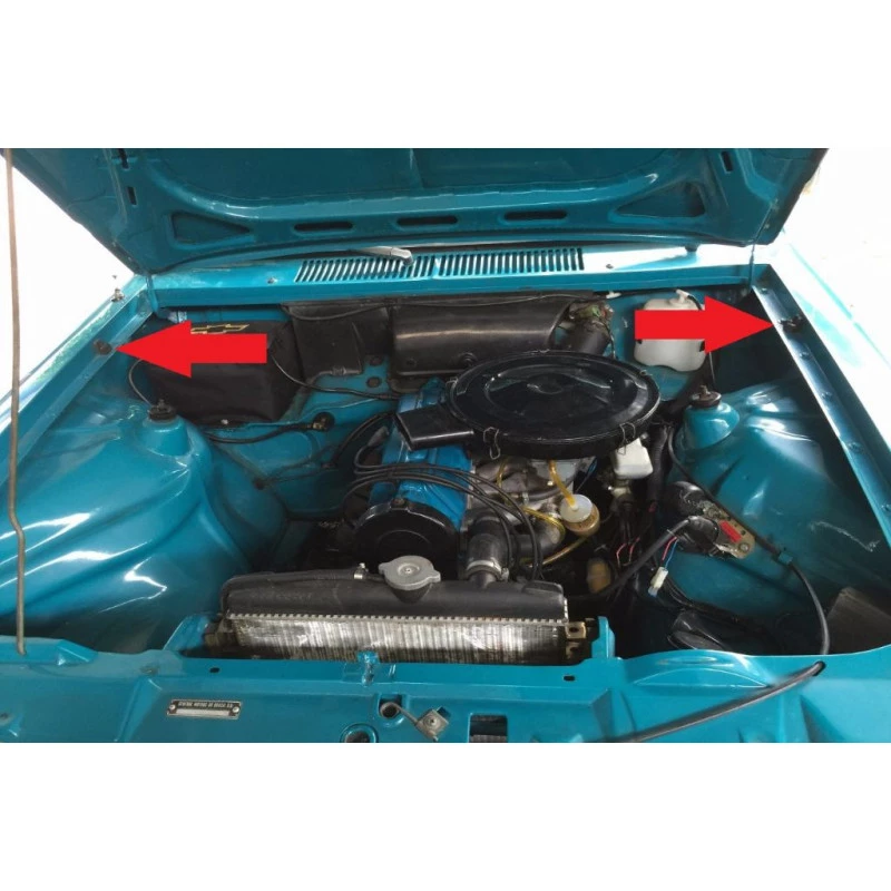 Calço do Capô Kadett, Monza, Omega, Astra - Jogo