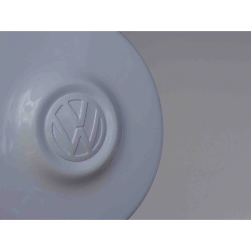 Calota Branca Vw Kombi Fusca Variant Roda 4 Furos Metal - Jogo