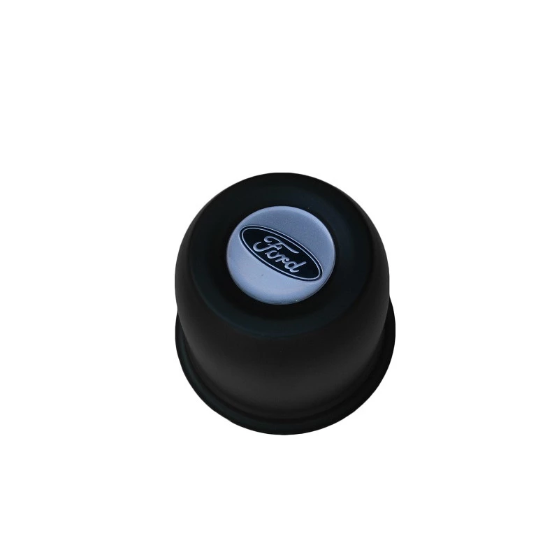 Calota Copinho Preta para Roda Ferro Mangels 11cm Furo Central F-1000 F-100 Jogo
