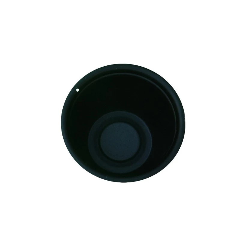 Calota Copinho Preta para Roda Ferro Mangels 11cm Furo Central F-1000 F-100 Jogo
