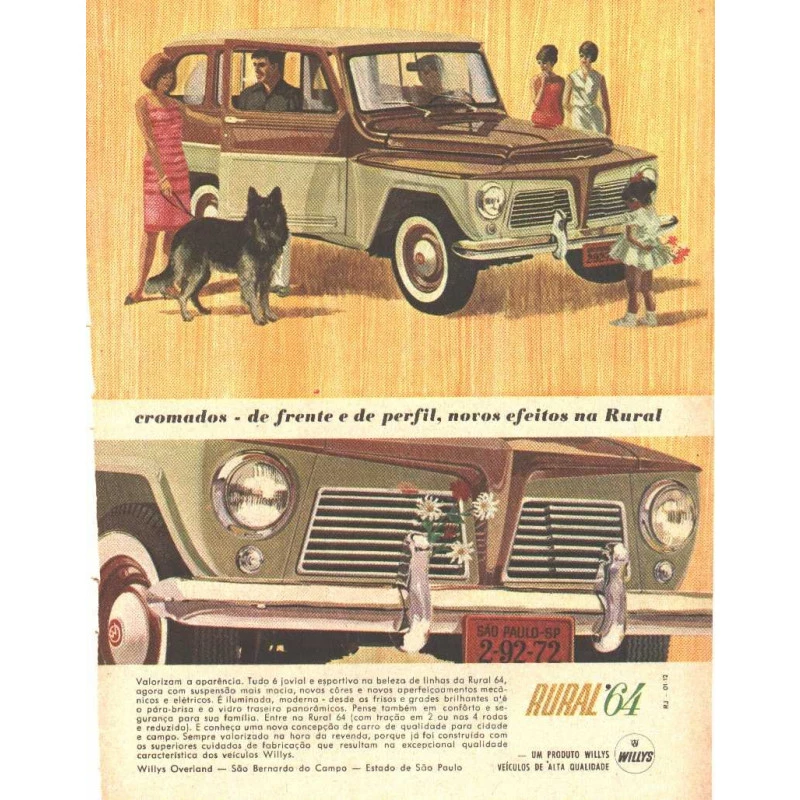 Calota 4x2 Willys Rural para Roda de Ferro Aro 15 Usada Original - Unitário