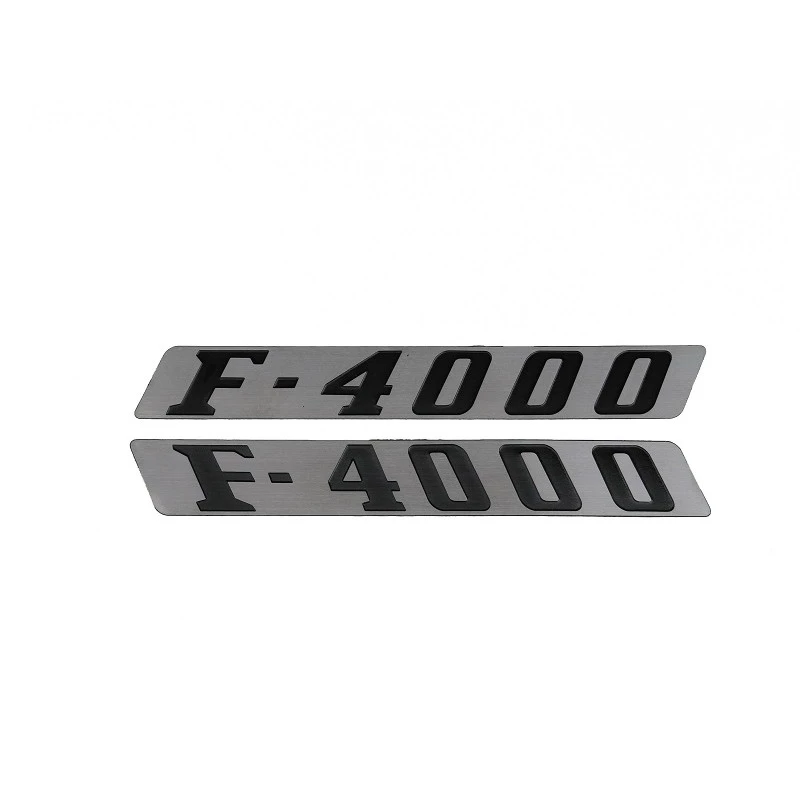 Emblema F-4000 Logo Lateral Capô F-4000 1972 a 1979 Par