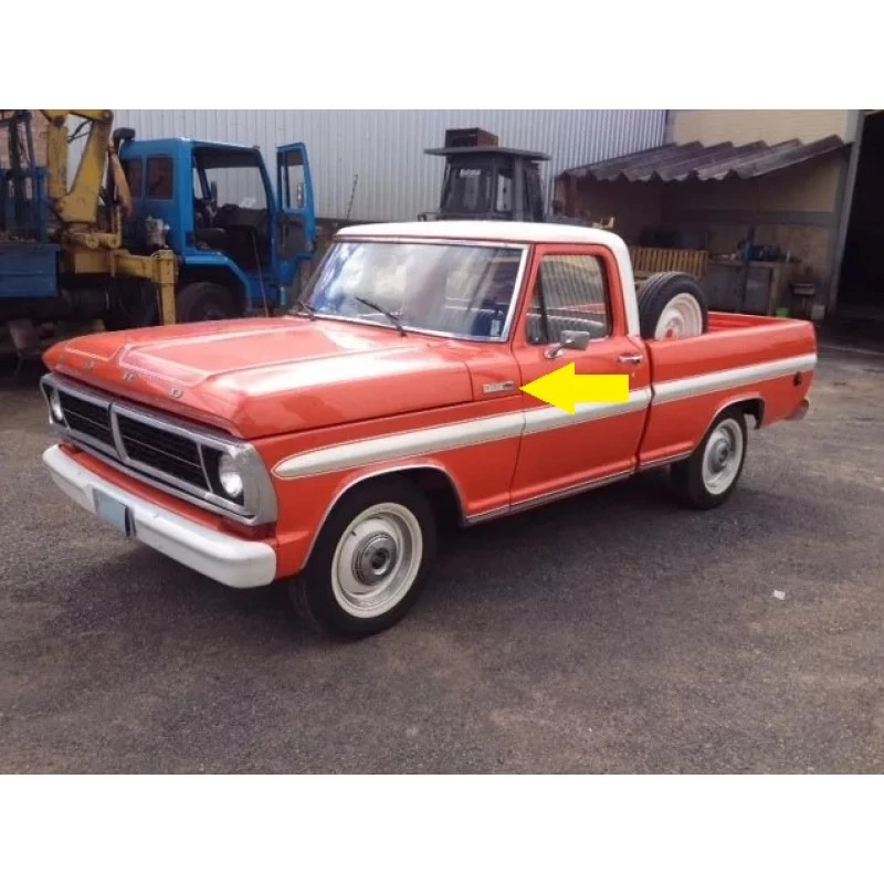 Chapinha do Emblema Lateral Logo F-100 1980 a 1982