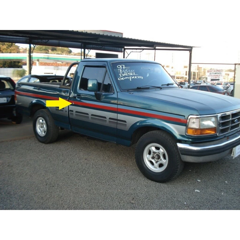 Cilindro Porta F-1000 F-4000 1993 a 1998 Com Chave - Par