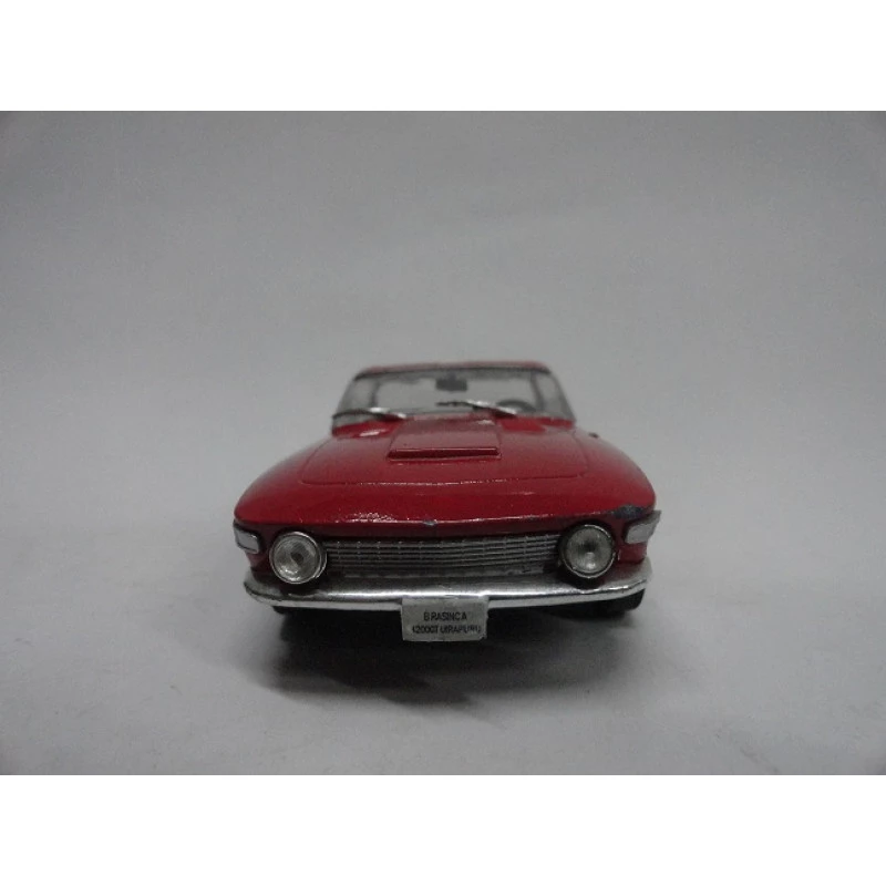 Miniatura Brasinca 4200GT Uirapuru vermelha 1:43 Rara Usada