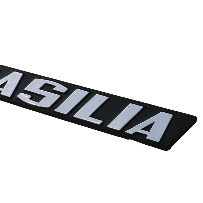 Emblema Brasilia Painel Traseiro VW Brasilia 1979 a 1982 Novo