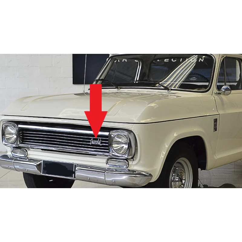 Emblema Chevrolet da Grade Dianteira C-10 Veraneio 68 à 78 Novo