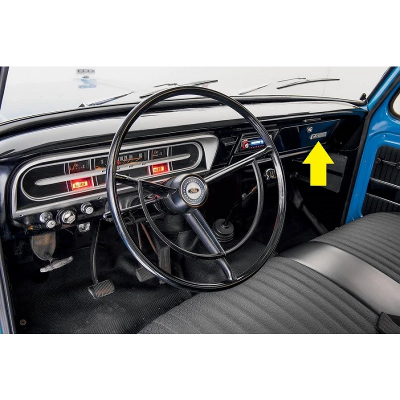 Emblema Ford F-100 Cabina Luxo até 1982 Original Usado