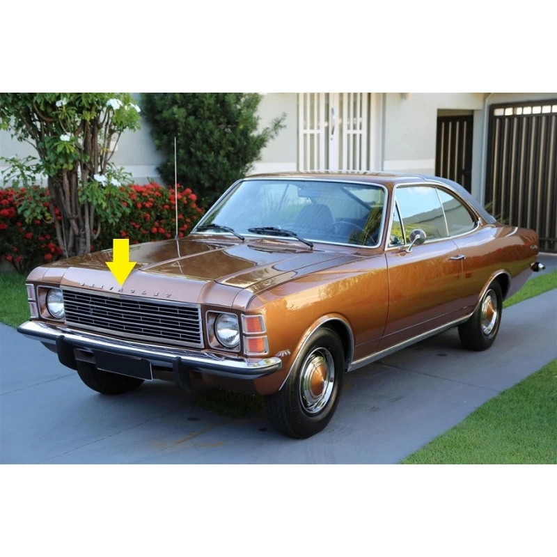 Emblema Letras Chevrolet Opala e Caravan 1975 a 1978 - Jogo