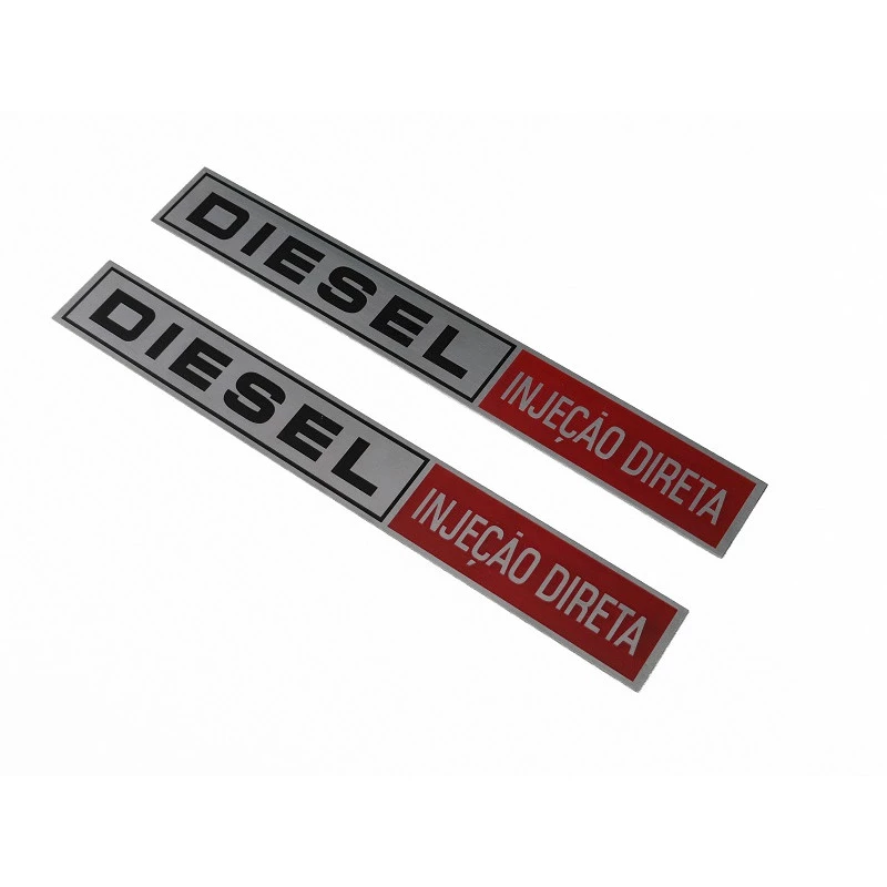 Chapinha Emblema Caminhão Ford Diesel Injeção Direta Par