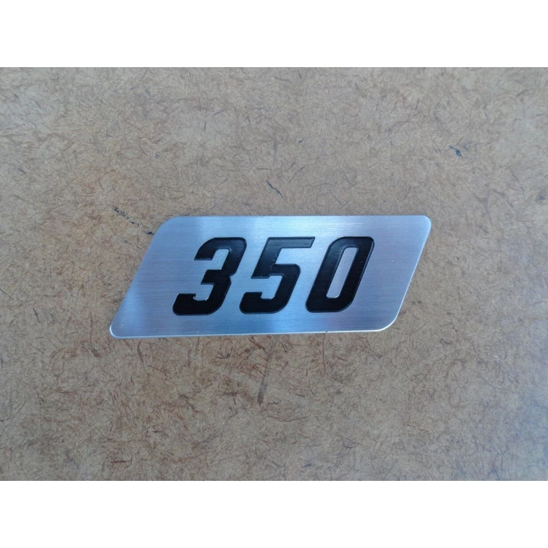 Emblema 350 do Logo Lateral Direito do Capô F-350 1972 à 1979