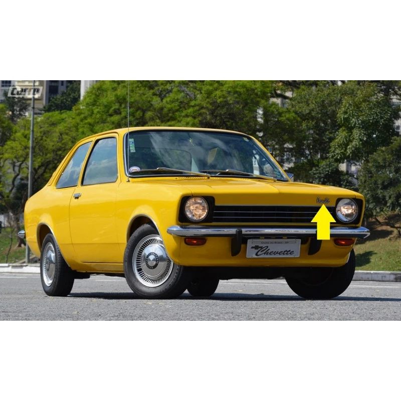 Emblema Chevette Capô ou Traseira até 1979 Cromado Plástico - Unitário