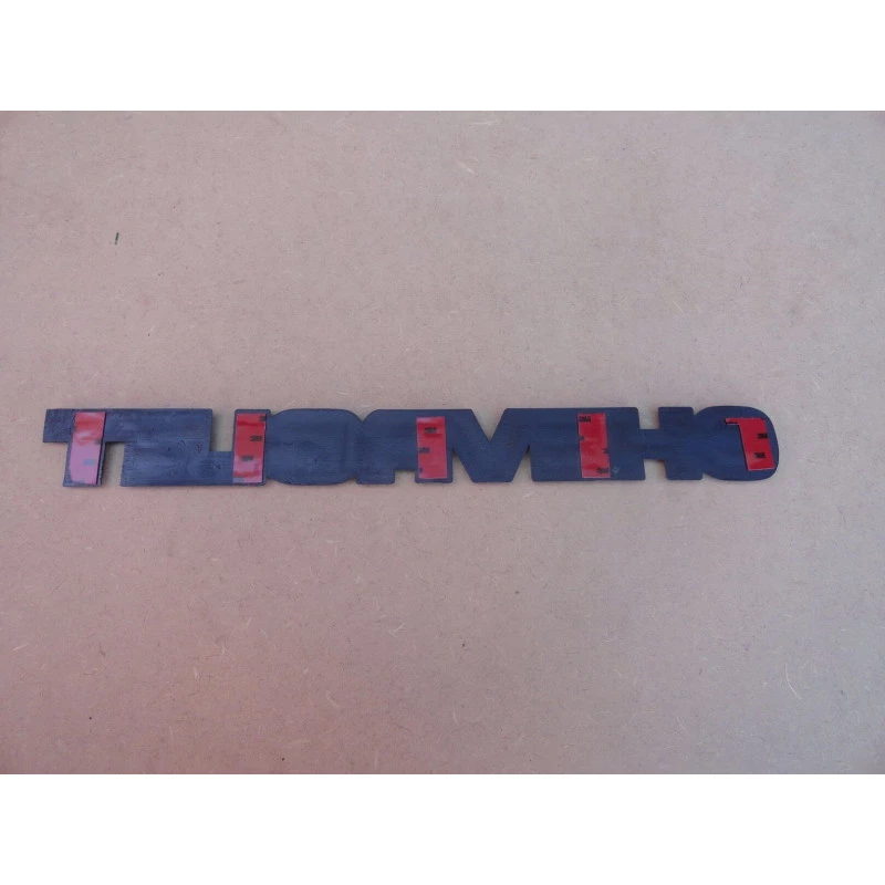 Emblema Chevrolet Tampa Traseira D-20 Veraneio Bonanza 1985 a 1996 Novo