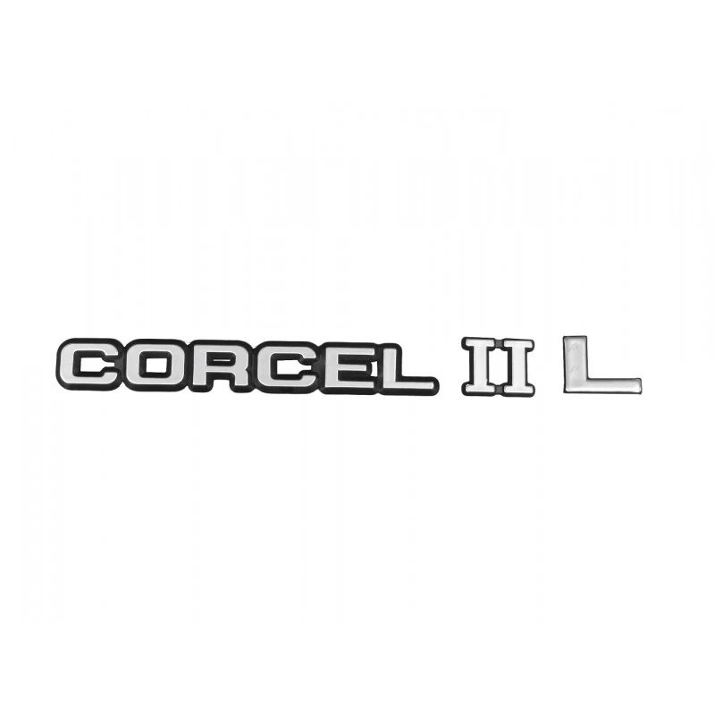 Emblema Corcel II L da Traseira Corcel 2 Belina II até 1984 - Jogo