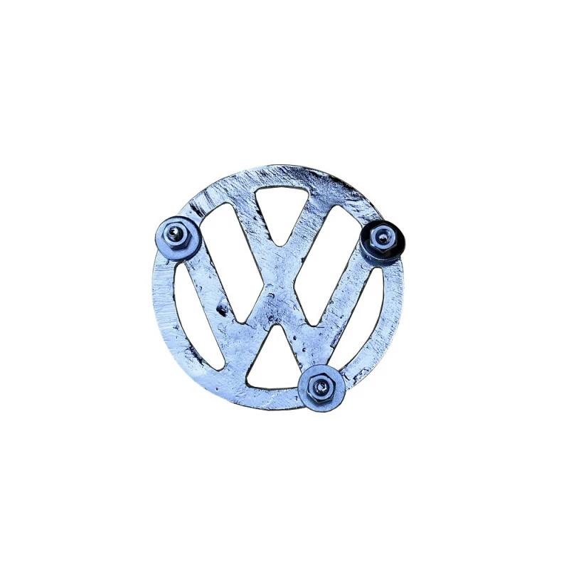 Emblema VW Capô Painel Frontal Metal Cromado Novo