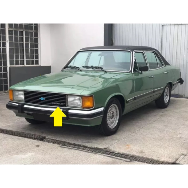 Emblema Chevrolet Grade Dianteira e Tampa Traseira Opala e Caravan 1980 a 1982 - Unitário