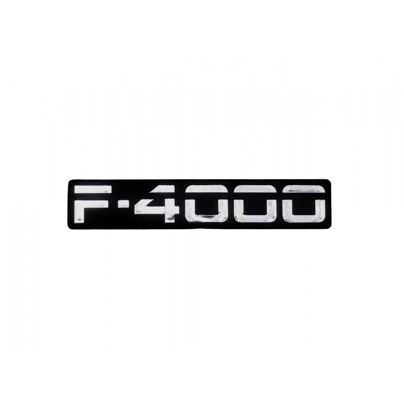 Emblema F-4000 1993 a 1995 Cromado Plástico Novo