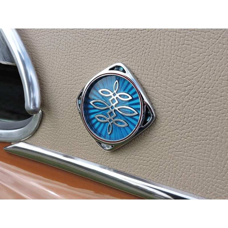 Emblema Flor De Lis Chevrolet Opala Gran Luxo 1970 a 1974 Novo