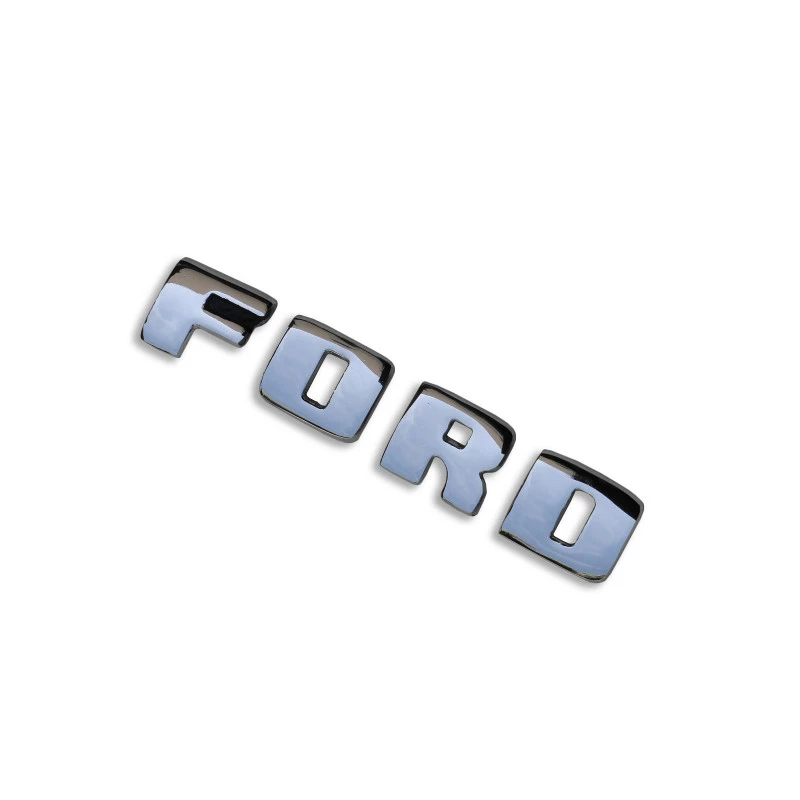 Emblema Dianteiro Letras Ford F-1 F-5 F-8 1948 a 1950 Cromado - Jogo