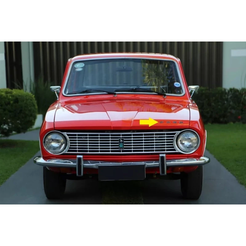Emblema Ford Letras Capô Porta Malas Corcel Belina Luxo