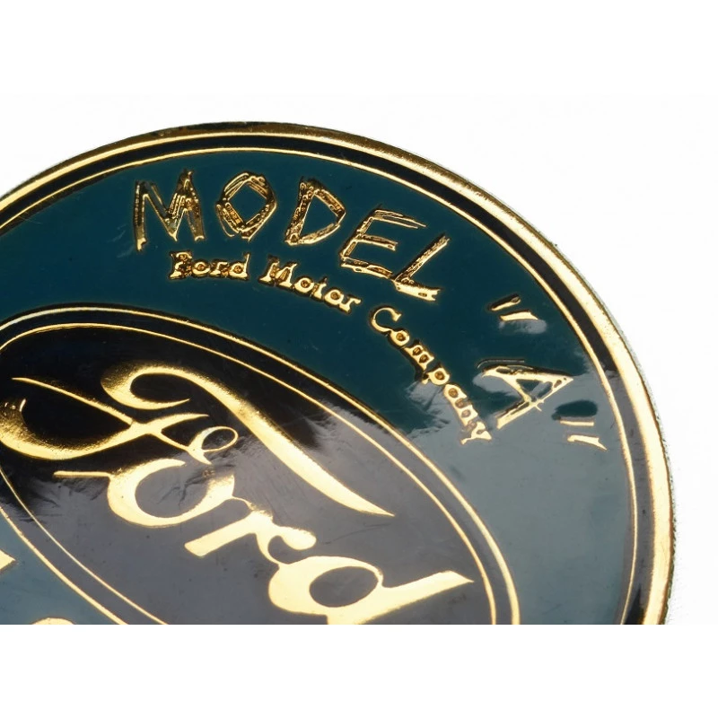 Emblema Frontal Ford Model A 1929 Dourado