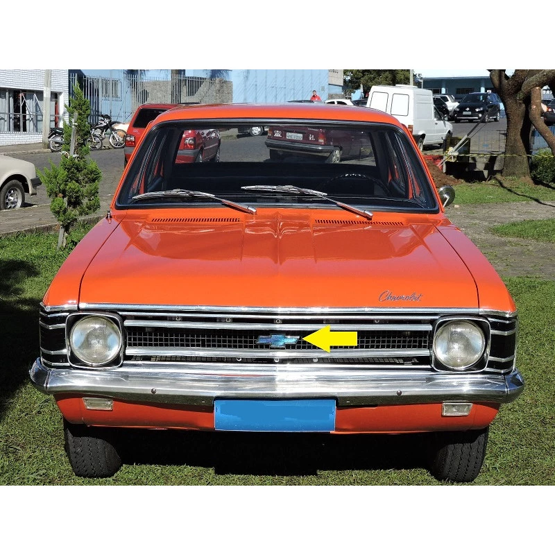 Emblema Frontal Grade Opala Especial 1972 2500 Original Restaurado