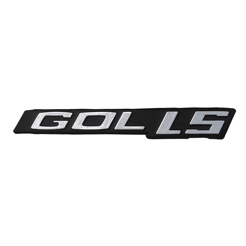 Emblema Gol LS da Tampa Traseira Gol 1981 a 1986 Novo Plástico