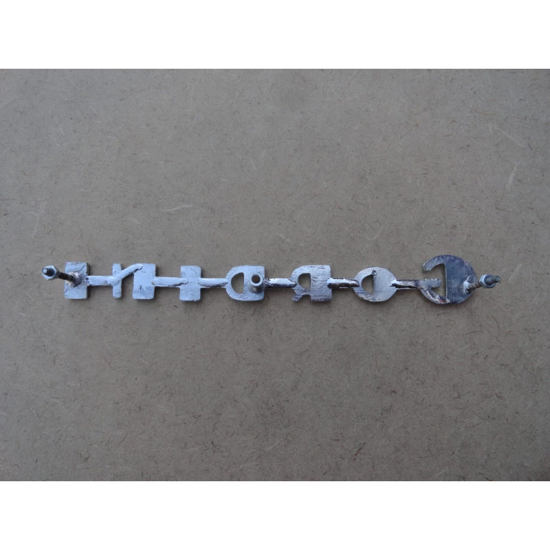 Emblema Lateral Gordini Cromado Fixação Parafuso