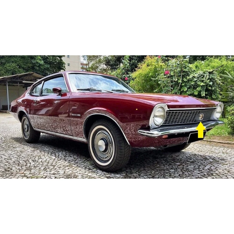 Emblema Grade Dianteira Ford Maverick 1973 a 1975 Novo