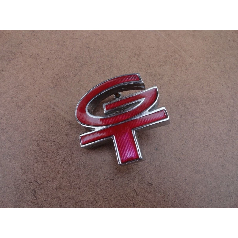 Emblema GT Coluna Lateral Traseira Corcel I GT 1973 a 1977