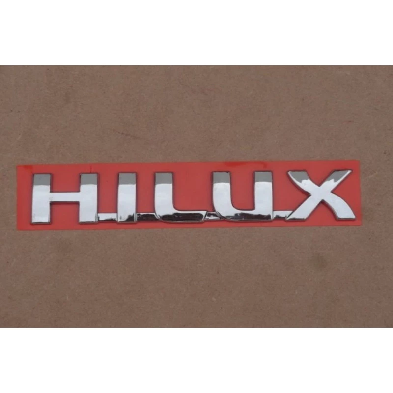 Emblema Hilux 3.0-TD Kit 2 Cromado Toyota 2002 á 2005
