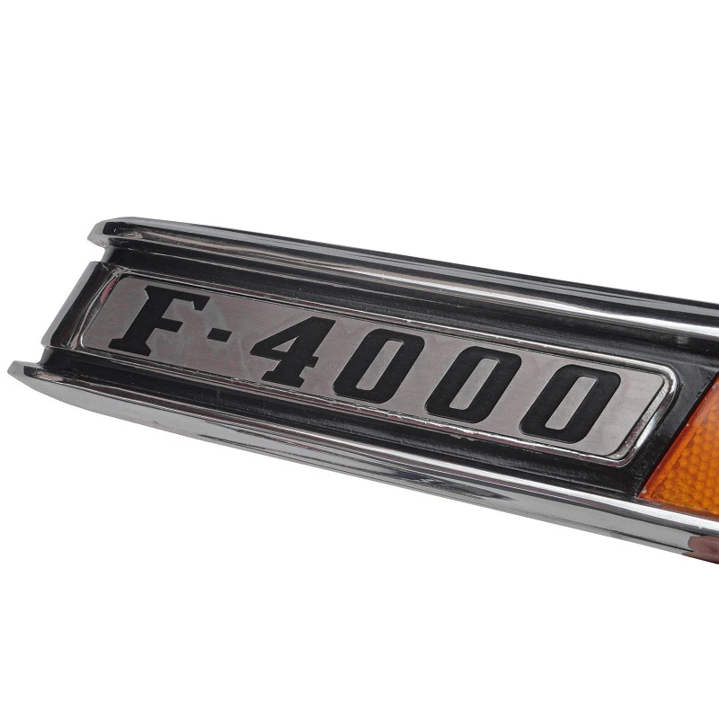 Emblema Lateral Capô Caminhão Ford F-4000 1975 a 1980 Original Usado - Par