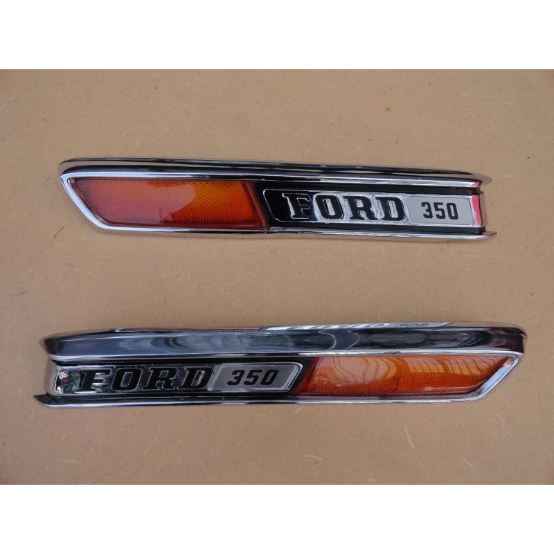 Emblema Lateral Capô F-350 72 à 79 Original Par