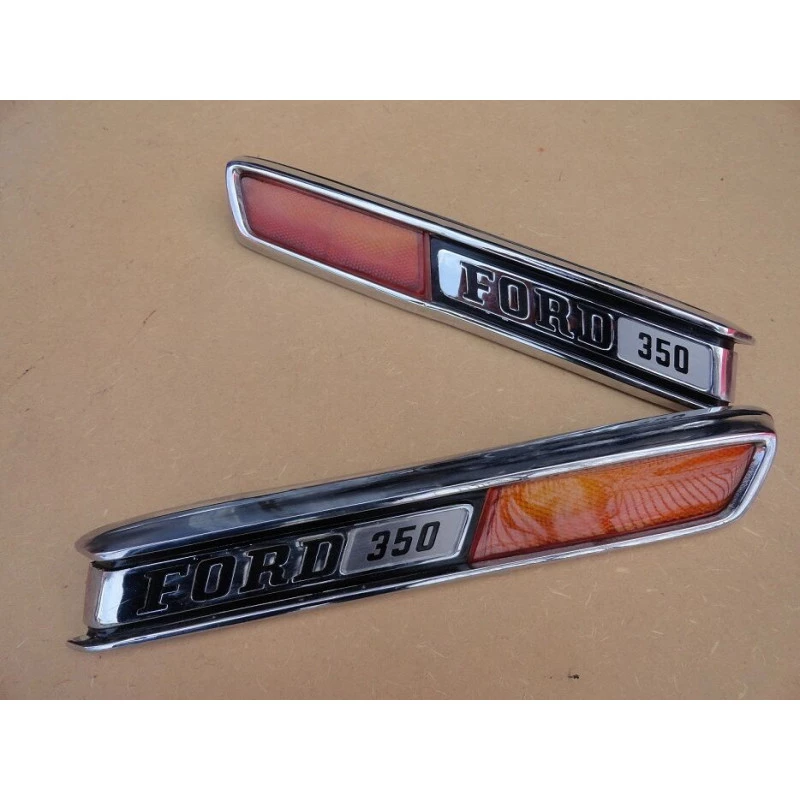 Emblema Lateral Capô F-350 72 à 79 Original Par