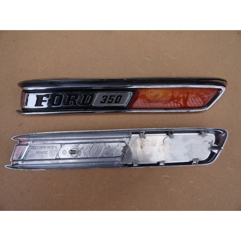 Emblema Lateral Capô F-350 72 à 79 Original Par