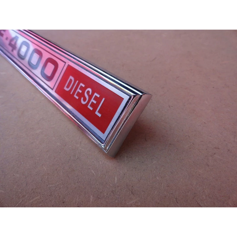 Emblema Lateral F-4000 Diesel 1980 a 1982 Reprodução - Par