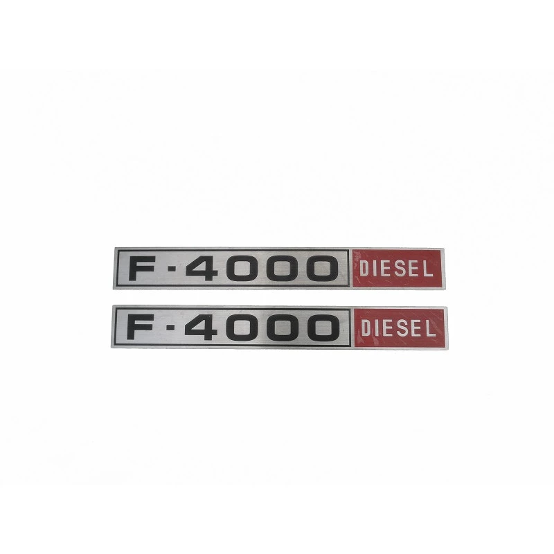 Chapinha Emblema Lateral Logo F-4000 Diesel 80 a 82 Nova Par