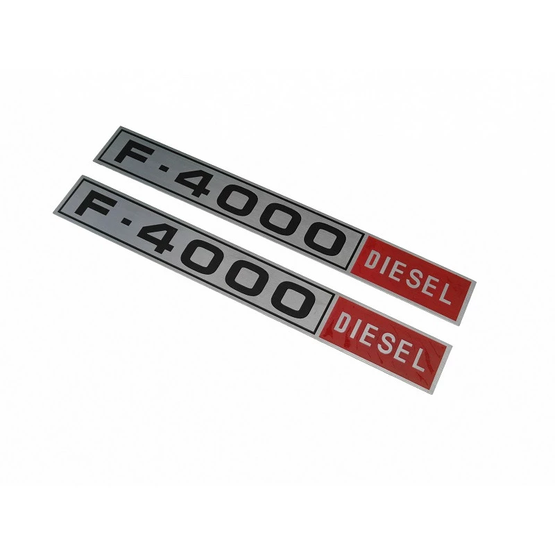 Chapinha Emblema Lateral Logo F-4000 Diesel 80 a 82 Nova Par