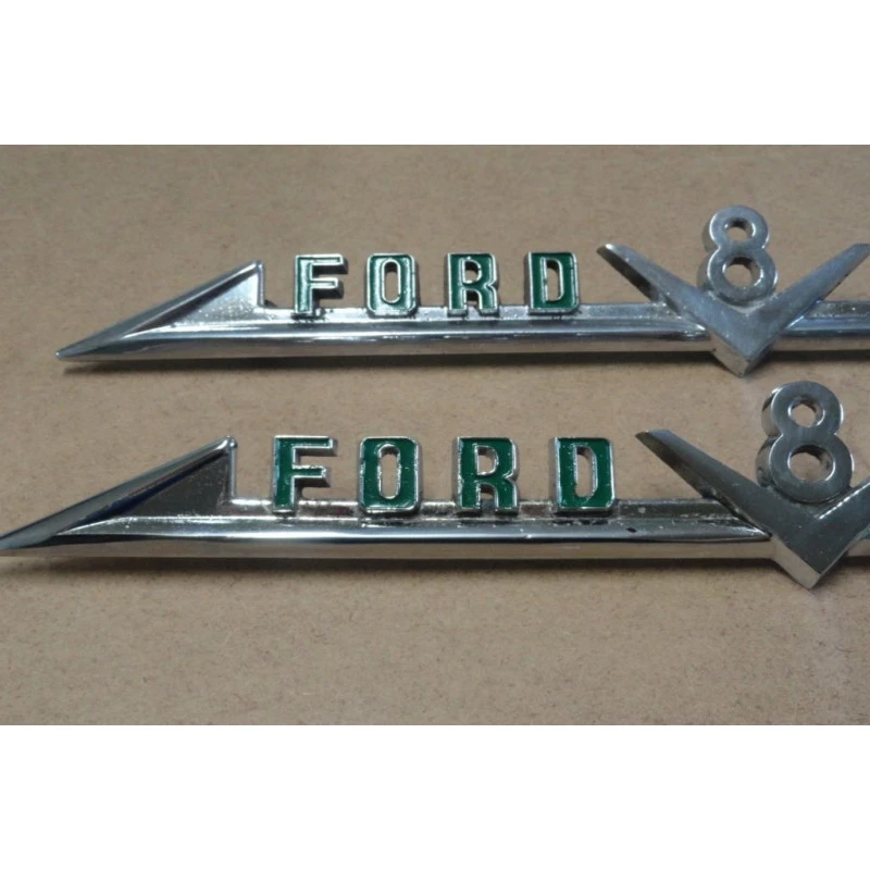 Emblema Ford V8 F-600 65 à 68 Original - Par