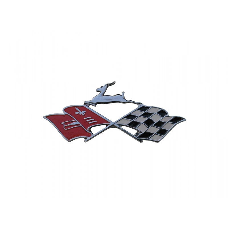 Emblema Bandeiras Lateral Traseira Impala 1961 Original GM Usado