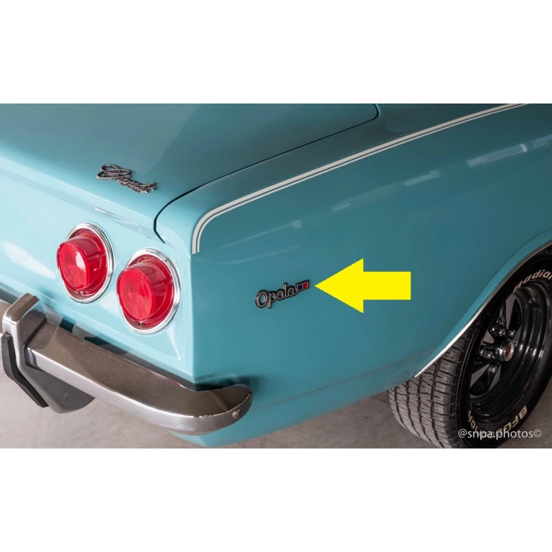Emblema Lateral Traseira Opala Luxo 1975 a 1979