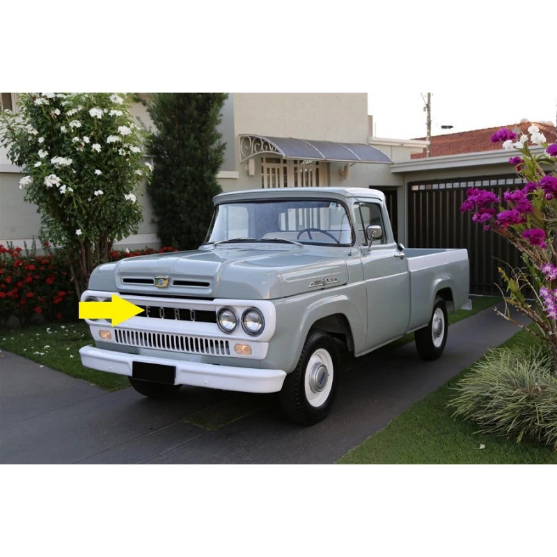 Emblema Ford Grade F-100 F-350 F-600 1965 a 1968 - Jogo