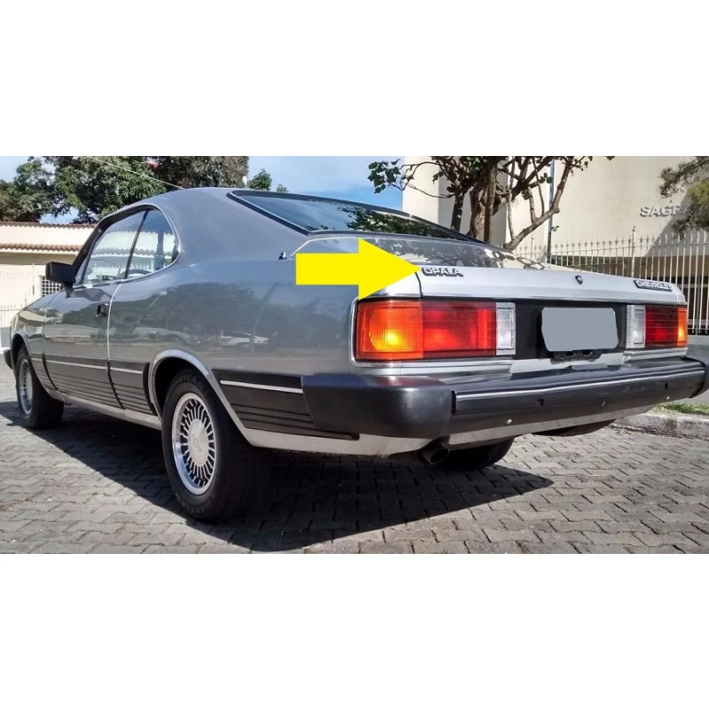 Emblema Traseira ou Paralama Dianteiro Opala 1980 a 1990 Plástico 