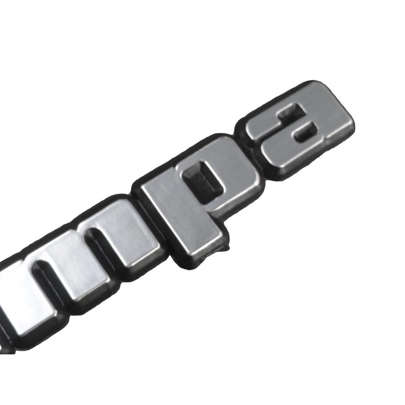 Emblema Letras Tampa Traseira Pampa até 1984 Prata Novo