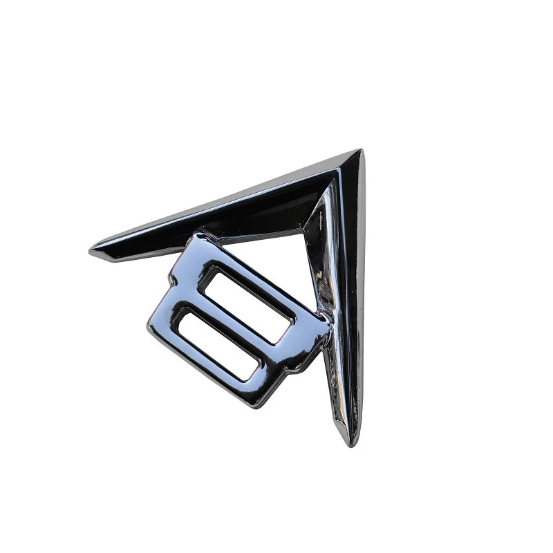 Emblema V8 Universal Cromado Antigo Novo Vintage Pequeno